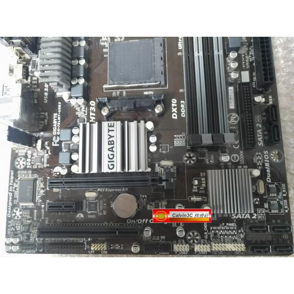 技嘉 GA-78LMT-USB3 AM3+腳位 AMD 760G 晶片 4組DDR3 內建顯示 支援六核心 繪圖引擎-細節圖4