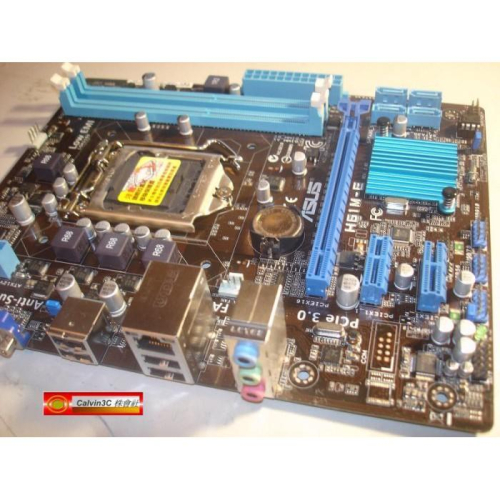 華碩 ASUS H61M-E 內建顯示 1155腳位 Intel H61晶片組 4組SATA 2組DDR3 防突波ESD