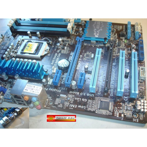 頂級 華碩 P8H77-V 1155腳位 內建顯示 Intel H77晶片 6組SATA 4組DDR3 HDMI