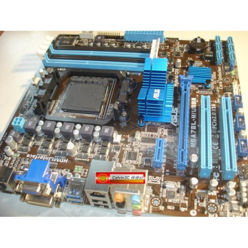 ASUS 華碩 M5A78L-M/USB3 AM3+腳位 內建顯示 AMD 760G 晶片組 4組DDR3 6組SATA
