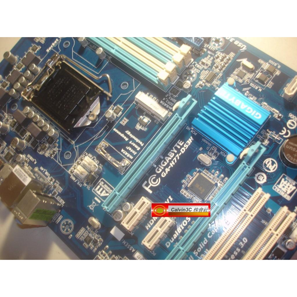 技嘉 GA-H77-DS3H 1155腳位 Intel H77晶片 4組DDR3 5組SATA 內建多重顯示 mSATA-細節圖2