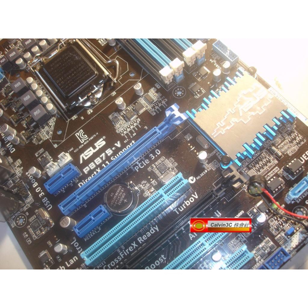 華碩 ASUS P8B75-V Intel B75晶片 4組DDR3 6組SATA 支援 PCIe 3.0 USB3.0-細節圖2
