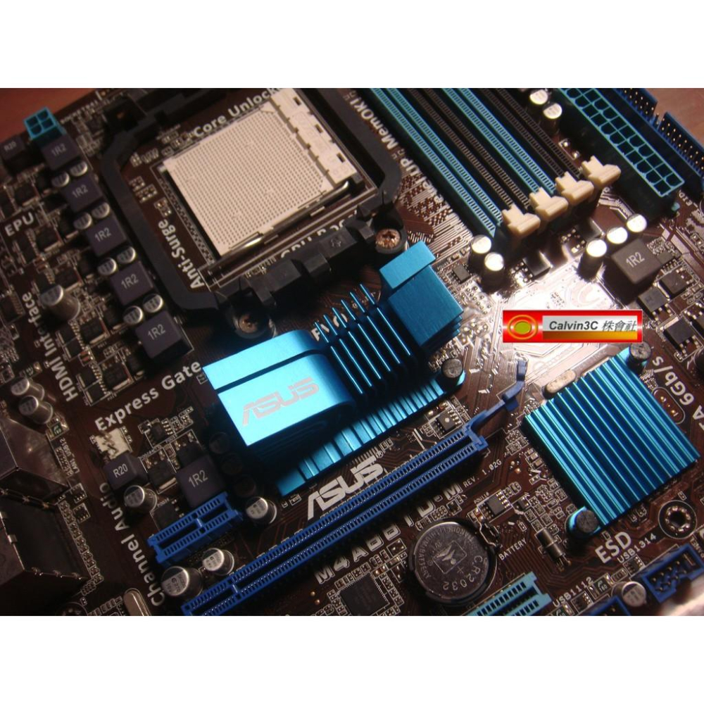 華碩 ASUS M4A88TD-M 主機板 AM3腳位 內建顯示 AMD 880G晶片 4組DDR3 6組SATA-細節圖2