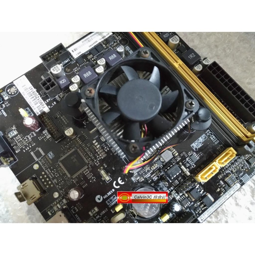 華碩 ASUS AM1I-B/K30BD 內建顯示 AMD Sempron 3850 四核心 2組DDR3 2組SATA-細節圖2