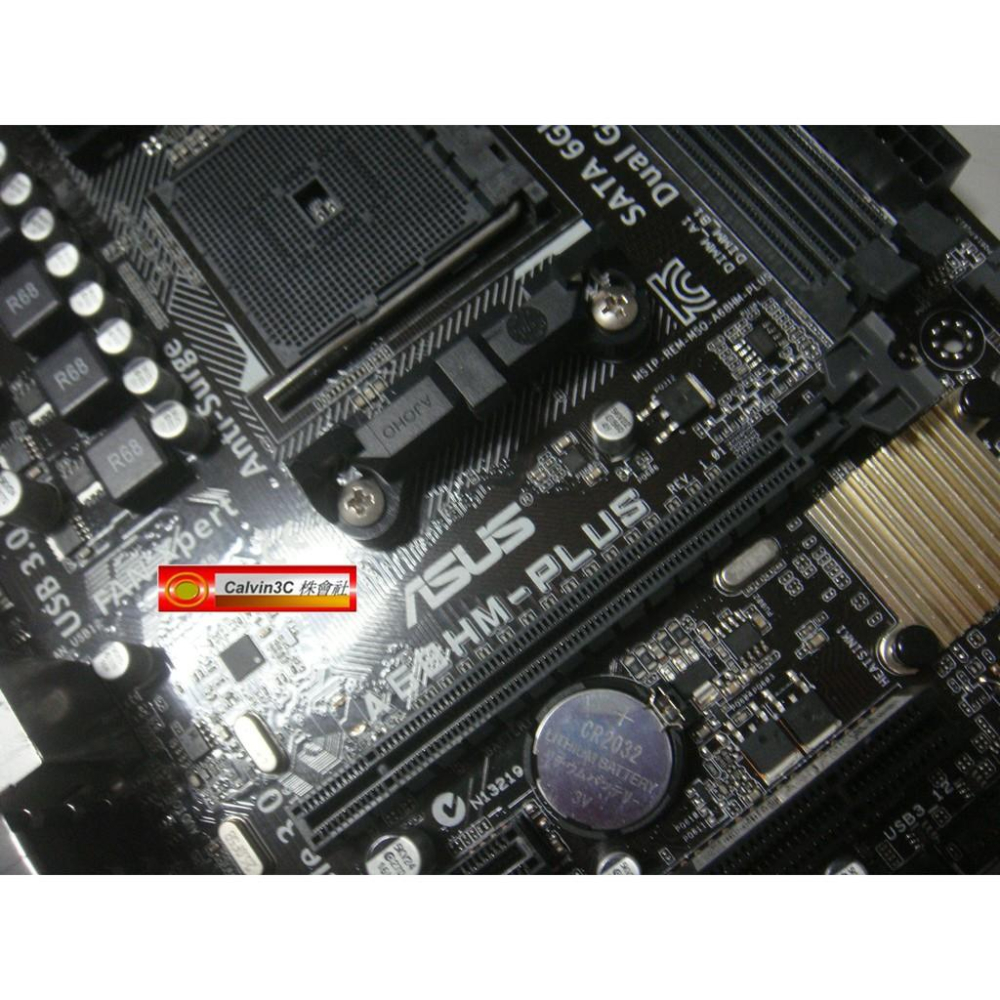 ASUS 華碩 A68HM-PLUS FM2+腳位 內建顯示 AMD A68H FCH 晶片 2組DDR3 4組SATA-細節圖2