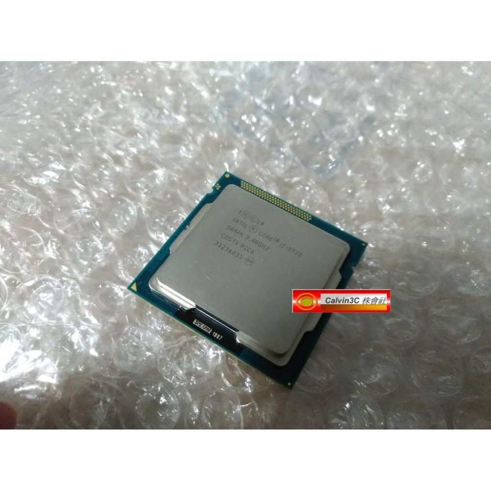 Intel Core 四核心 i7-3770 1155腳位 內建顯示 速度3.9G 八執行緒 快取8M 22奈米 77W-細節圖2