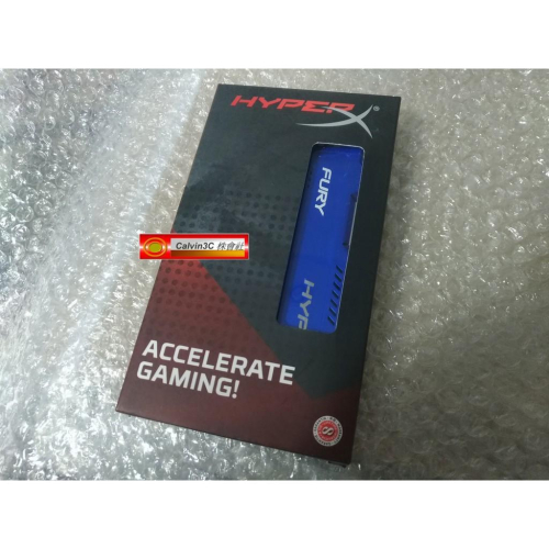金士頓 HyperX FURY DDR3 1866 Kit 4GX2 8G HX318C10FK2/8 藍色 超頻 終保