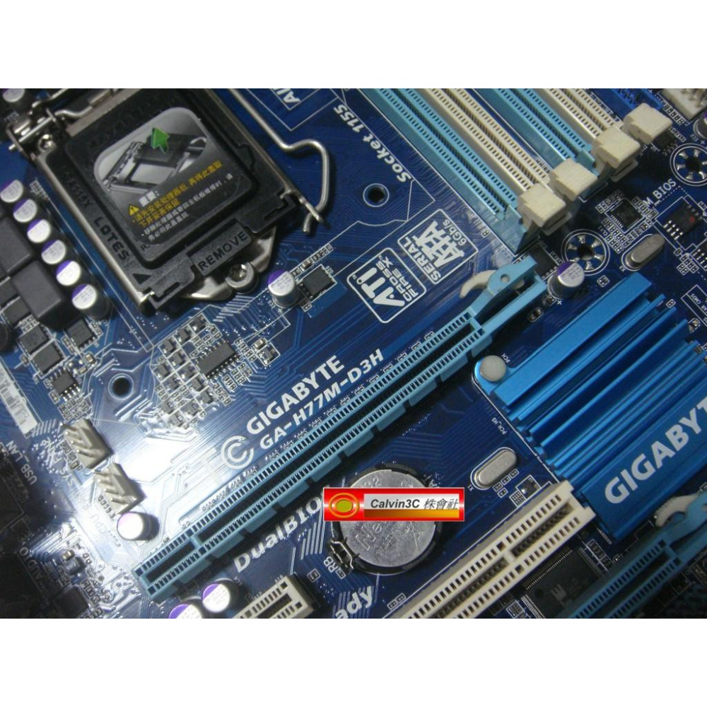 技嘉 GA-H77M-D3H 1155腳位 Intel H77晶片組 4組DDR3 6組SATA 內建多重顯示 HDMI-細節圖2