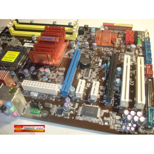 頂級效能 ASUS 華碩 P5K PRO 775腳位 Intel P35晶片組 6組SATA 4組DDR2 EPU節能器