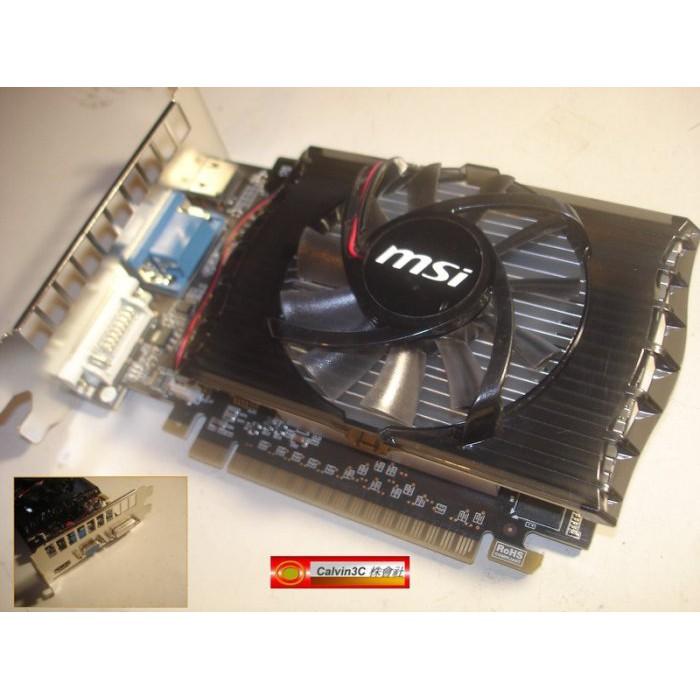 MSI N630GT MD4GD3 GeForce GT630 DDR3 4G HDMI DVI