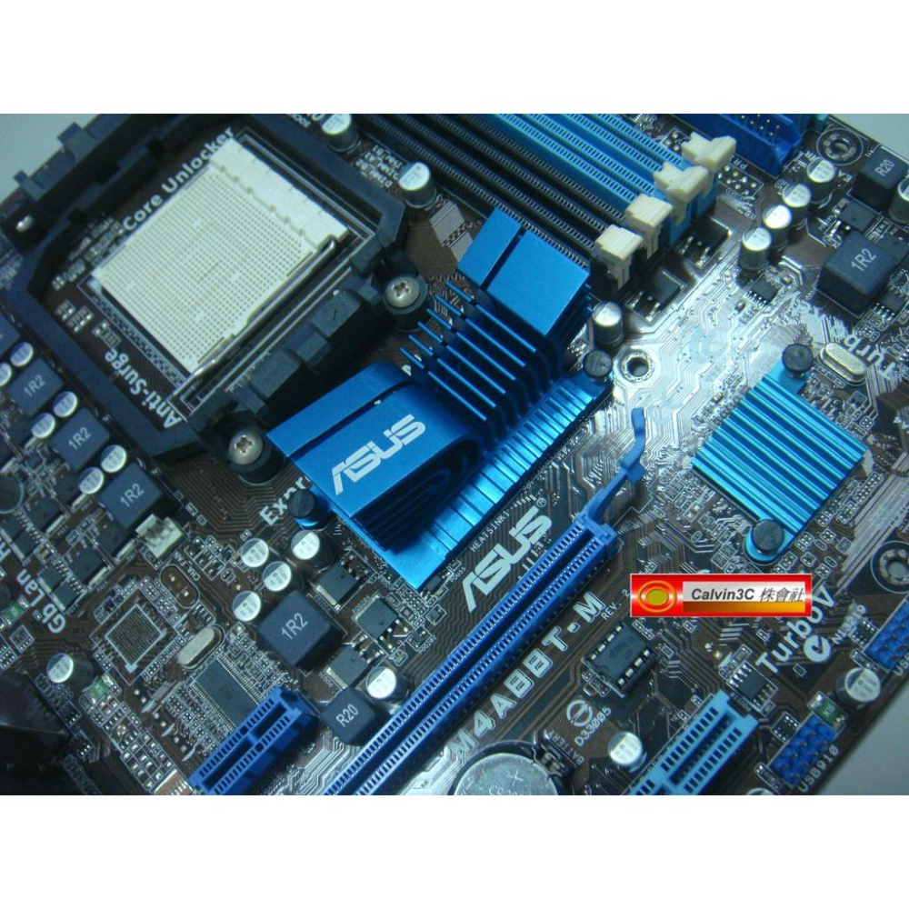 華碩 ASUS M4A88T-M AM3腳位 內建顯示 AMD 880G晶片 4組DDR2 6組SATA-細節圖2