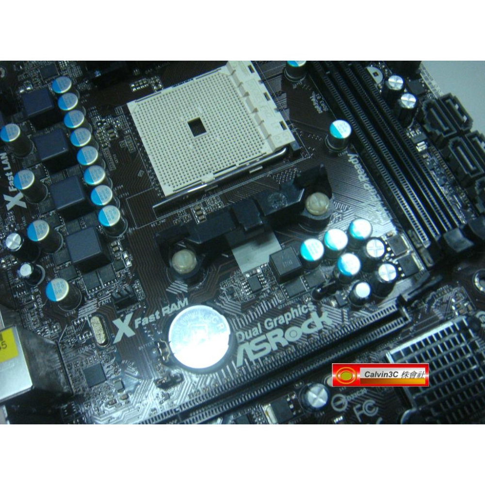 華擎 ASRock FM2A75M-DGS FM2腳位 內建顯示 AMD A75晶片 2組DDR3 6組SATA-細節圖2