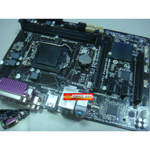 技嘉 GA-B85M-D3V 1150腳位 內建顯示 Intel B85晶片 6組SATA3 2組DDR3 USB3.0