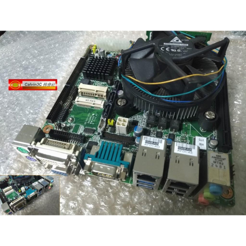 研華 AIMB-203 1150腳位 Intel H81晶片 SATA DDR3 MINI-ITX板 工業工控板 雙網路