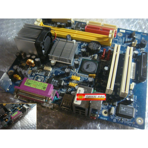 技嘉 GA-7CN700MF-RH ID-PCM7G 內建CPU C7-1.5G DDR2 SATA Mini-ITX