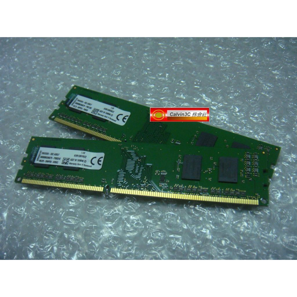 金士頓 Kingston DDR3 1333 2G X2 4G PC10600 頂級雙通道組 雙面/單面顆粒 終身保固-細節圖4