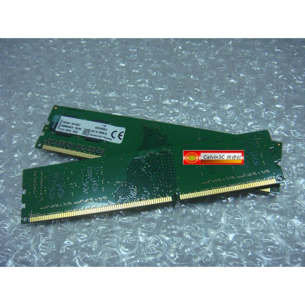 金士頓 Kingston DDR3 1333 2G X2 4G PC10600 頂級雙通道組 雙面/單面顆粒 終身保固-細節圖5