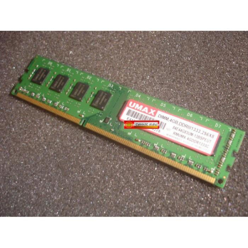 力廣 UMAX DDR3 1333 4G DDRIII PC3-10600 4GB 雙面顆粒 桌上型專用 終身保固