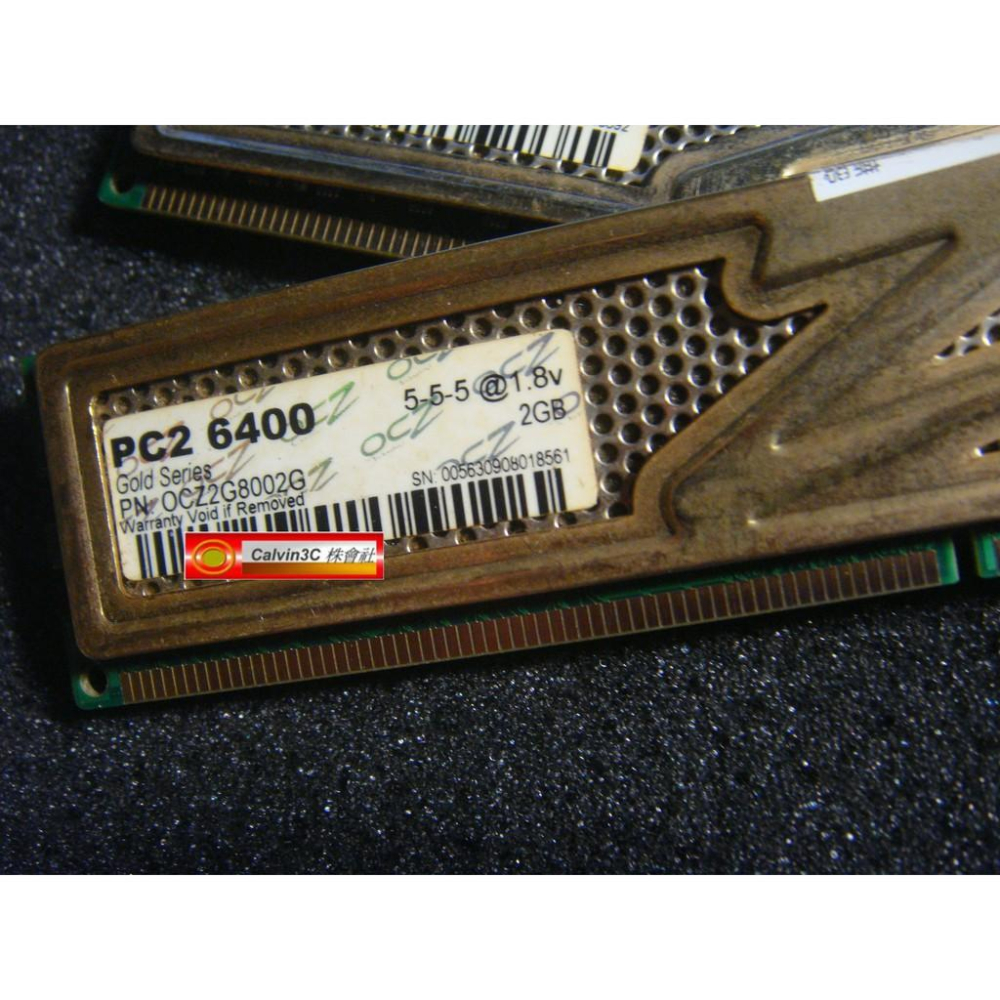 美商 OCZ DDR2 800 2G PC2-6400 DDRII 支援雙通道 桌上型專用-細節圖2