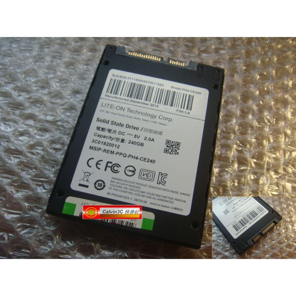 光寶 LITEON MU3 240G SATA3 讀555MB/s 寫470MB/s 原廠保固 PH4-CE240-細節圖3
