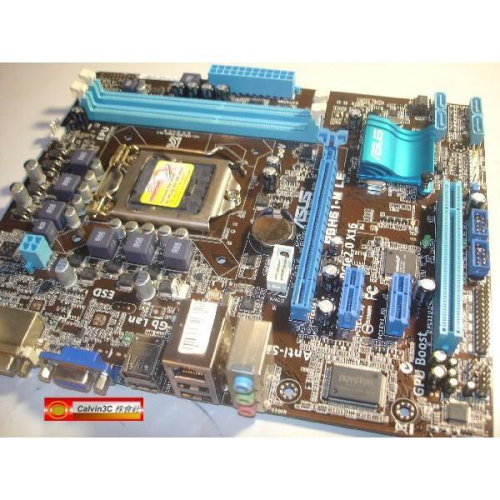 華碩 ASUS P8H61-M LE 內建顯示 1155腳位 Intel H61 晶片 2組DDR3 EPU 突波保護