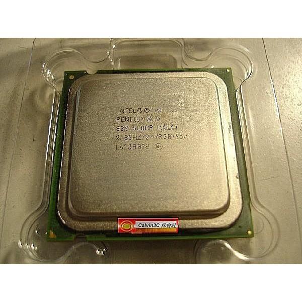 Intel Pentium4 D 820 雙核心 正式版 2.8G 800MHz 快取2M 90nm 雙核心 含原廠風扇-細節圖2