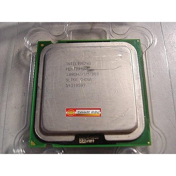 Intel Pentium4 530 正式版 775腳位 速度3.0G 800MHz 1M 90nm 單核心 含原廠風扇-細節圖2