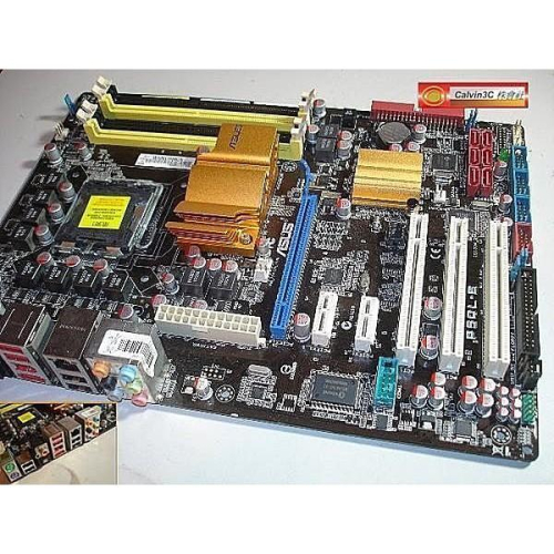 華碩ASUS P5QL-E 775腳位 Intel P43晶片 4組DDR2 6組SATA EPU 8相電源 全固態電容