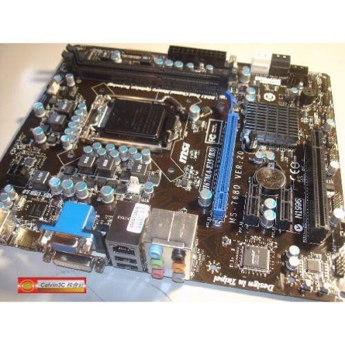 微星 MSI H67MA-E35 1155腳位 Intel H67晶片 2組DDR3 6組SATA 內建顯示 全固態電容