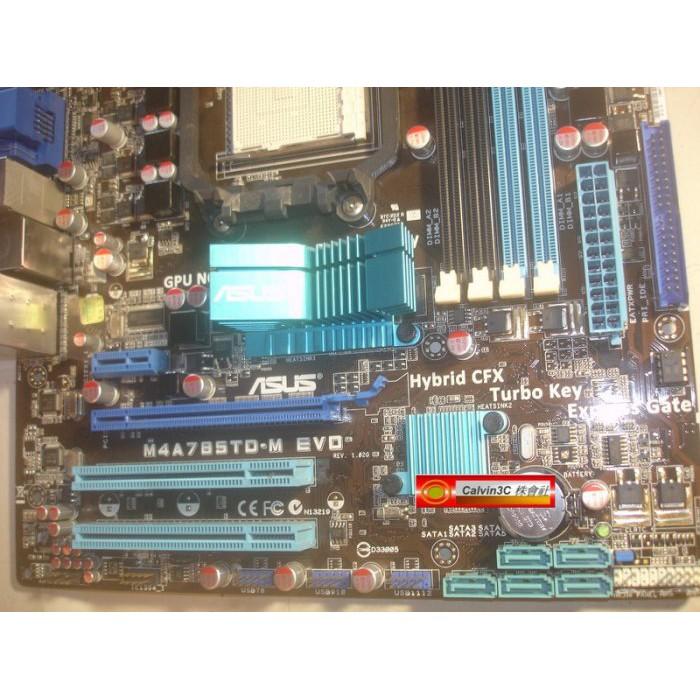 華碩 ASUS M4A785TD-M EVO AM3腳位 內建顯示 AMD 785G晶片 4組DDR3 5組SATA-細節圖3