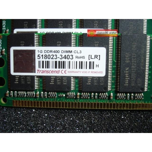 創見 Transcend DDR400 1G DDR 400 PC-3200 雙面16顆粒 桌上型專用 終身保固-細節圖2
