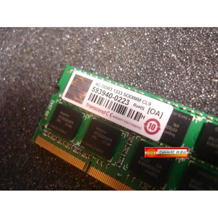 創見 Transcend DDR3 1333 4G DDRIII PC3-10600 雙面16顆粒 筆記型 終身保固-細節圖3