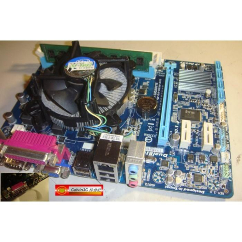 CPU+主機板+記憶體 Intel i3-2100 技嘉 GA-H61M-DS2 DDR3 2G 內建顯示 4組SATA