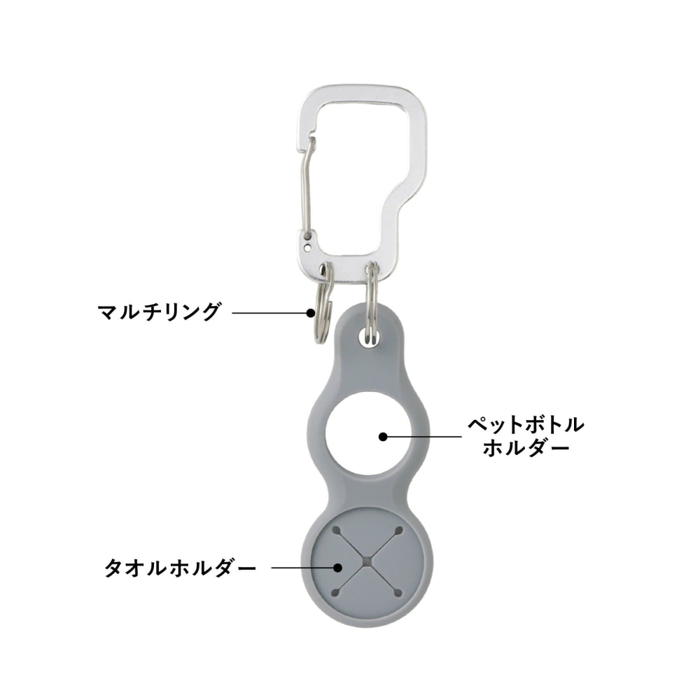 日本3coins 寶特瓶扣環 毛巾扣環 登山用扣環 旅行用扣環-細節圖6