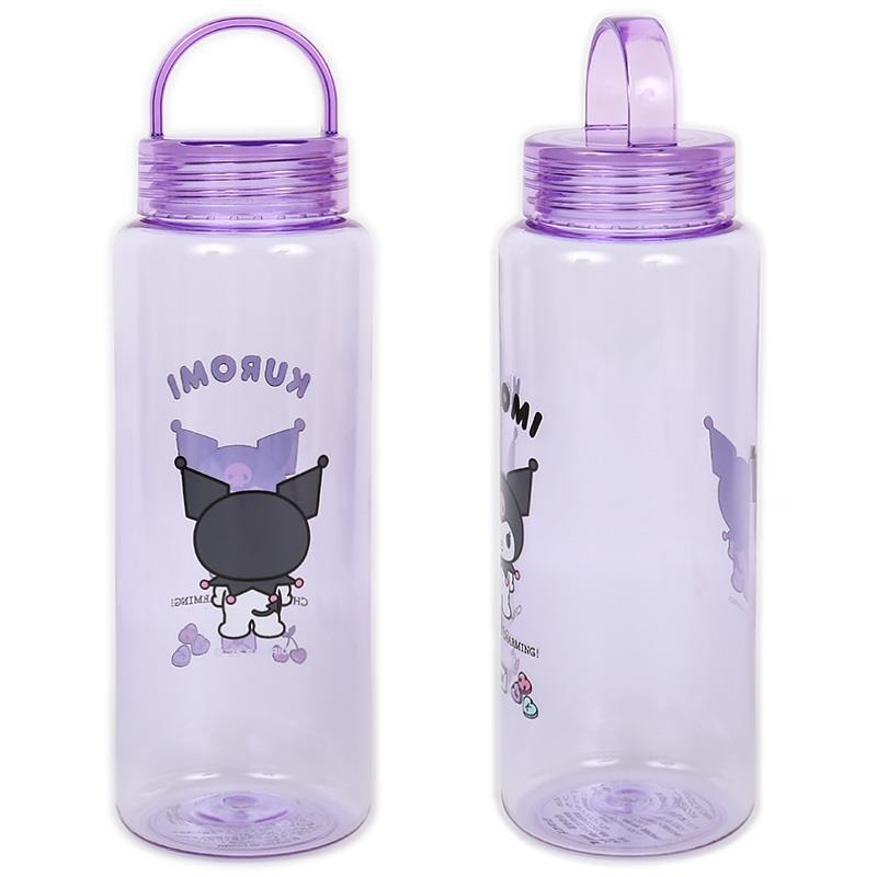 日本三麗鷗 透明水壺 庫洛米 大耳狗 日本正版三麗鷗水壺450ML-細節圖4