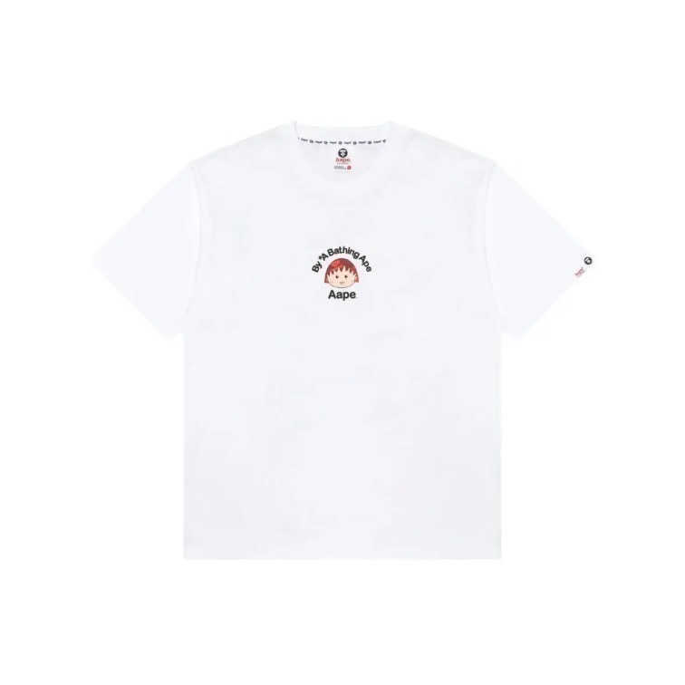 現貨日本潮牌AAPE-APE-2025.11限定單一店面先行販售-限量發行-T恤-聯名款櫻桃小丸子/野口/手提袋-細節圖3