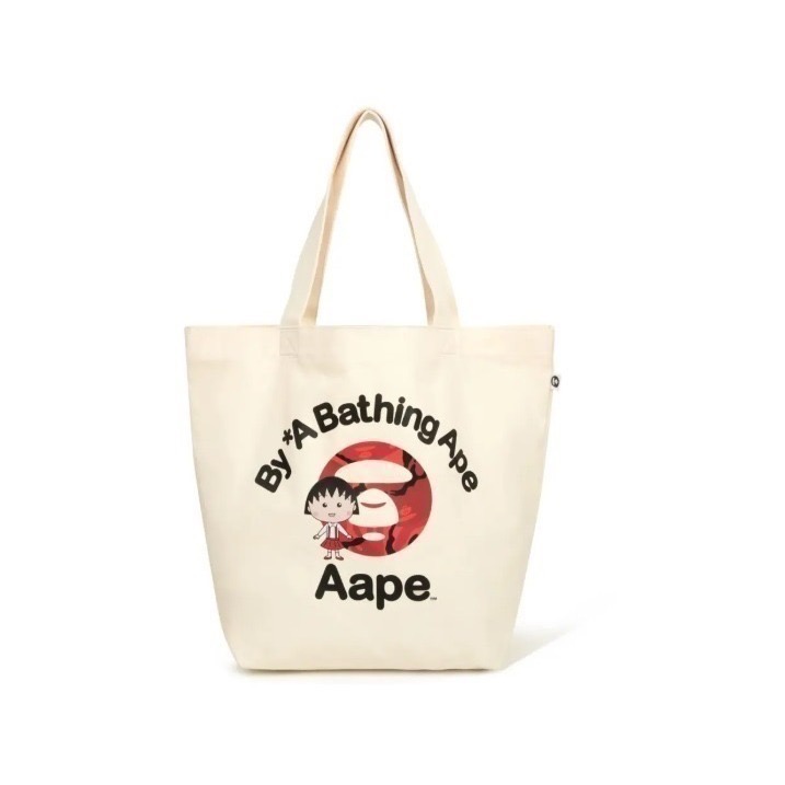 現貨日本潮牌AAPE-APE-2025.11限定單一店面先行販售-限量發行-T恤-聯名款櫻桃小丸子/野口/手提袋-規格圖9