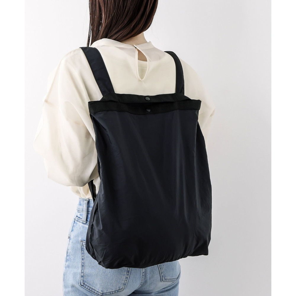 日本 3coins 兩用包 手提 背包 收納包 摺疊包-細節圖6