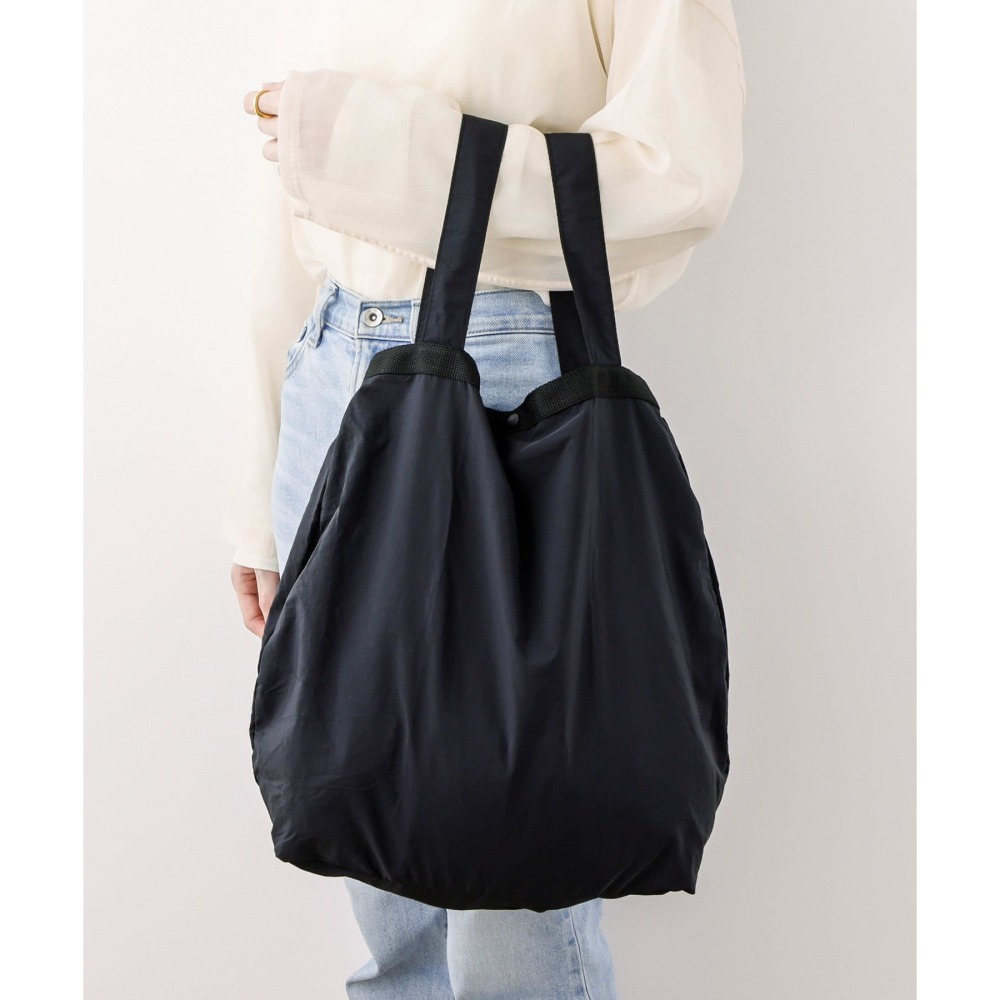 日本 3coins 兩用包 手提 背包 收納包 摺疊包-細節圖7