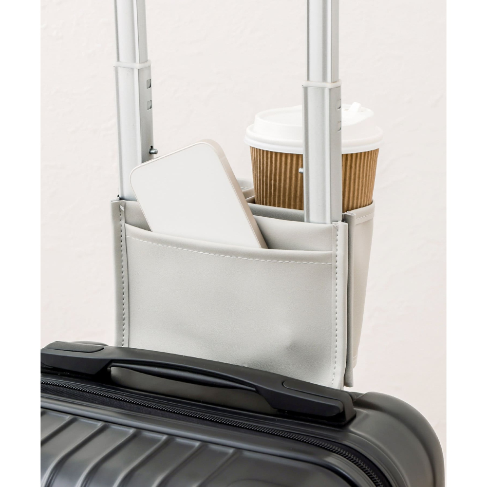 日本3coins 行李箱 行李桿寶特瓶掛袋 飲料掛袋 手機袋-細節圖2