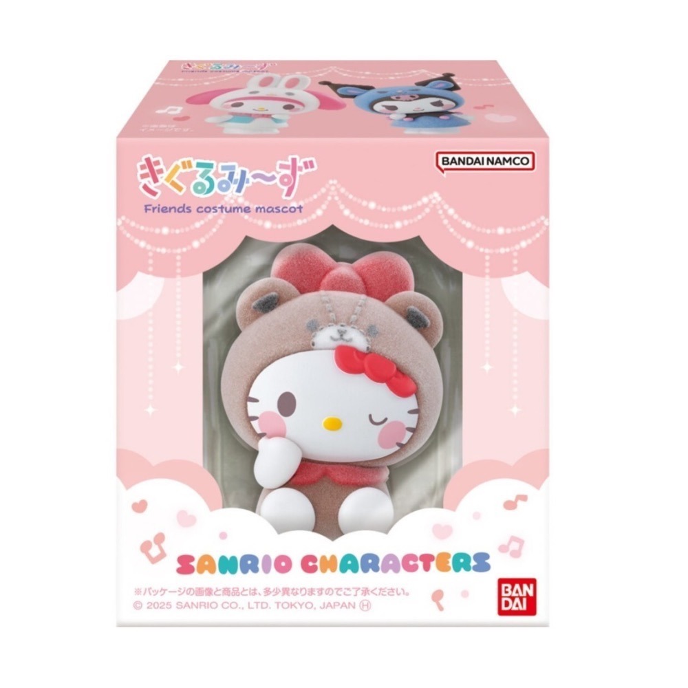 日本 三麗鷗 小公仔 腳色裝扮 KITTY 凱蒂貓 庫洛米 kikilala 美樂蒂 帕恰狗-細節圖3