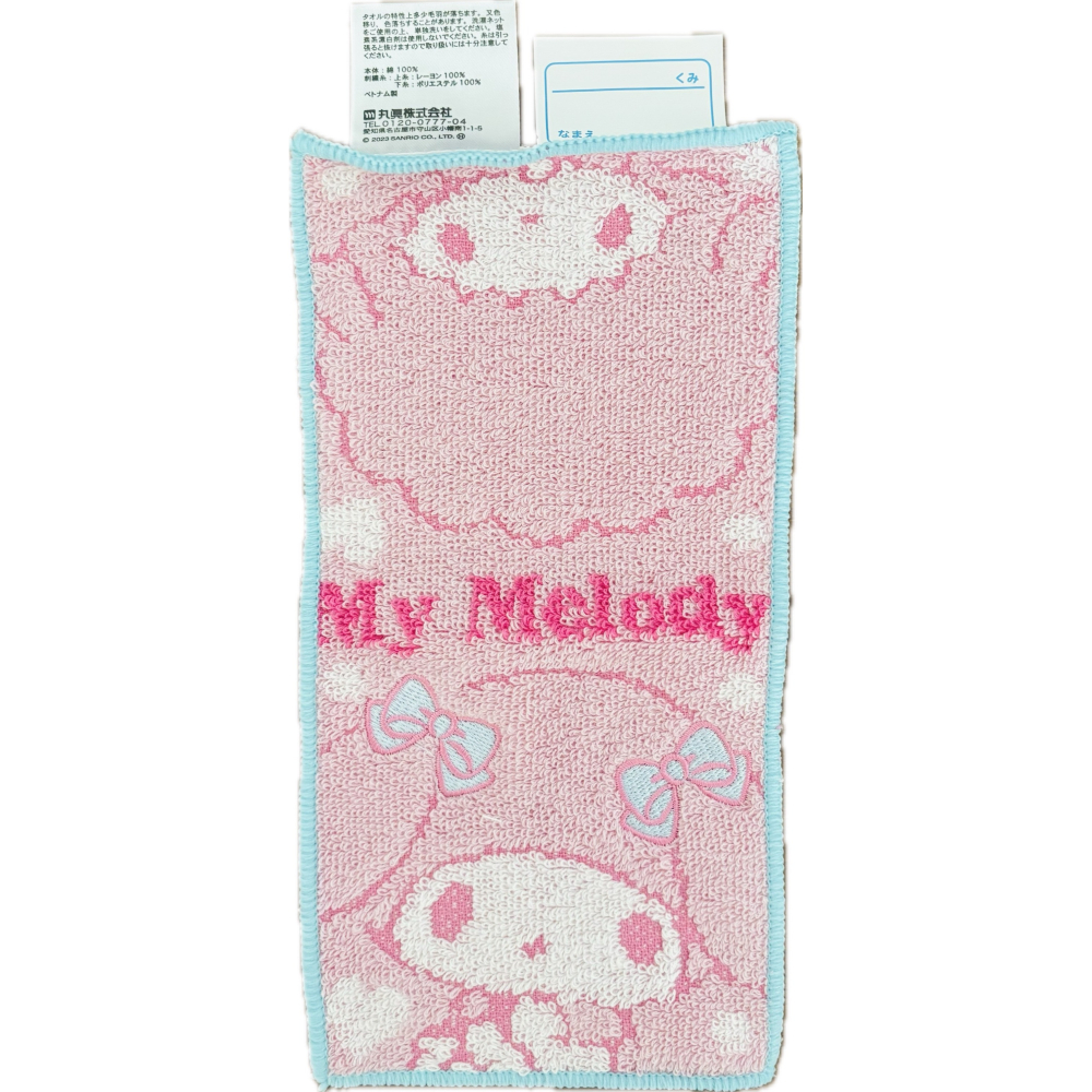 日本手帕~三麗鷗短手帕/幼兒園/皮卡丘/寶可夢/美樂蒂/凱蒂貓/大耳狗/帕恰狗/布丁狗-細節圖6