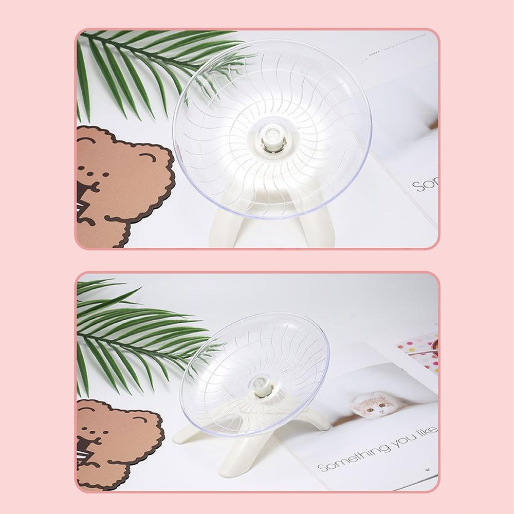 [台灣現貨 快速出貨]靜音跑輪 倉鼠玩具 倉鼠跑輪 寵物跑輪 跑輪 黃金鼠跑輪 飛盤跑輪 飛碟 帶支架 18cm-細節圖8