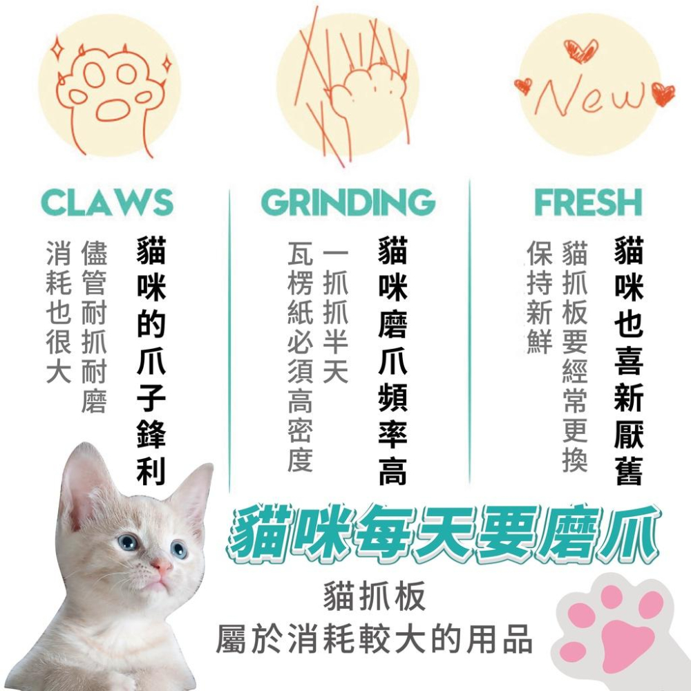 [台灣現貨 可超取 送貓薄荷]大貓抓板 貓抓板 貓磨爪 貓咪舒壓 貓玩具 造型貓抓板 瓦楞紙 耐抓貓抓板 貓紙箱 貓抓箱-細節圖3