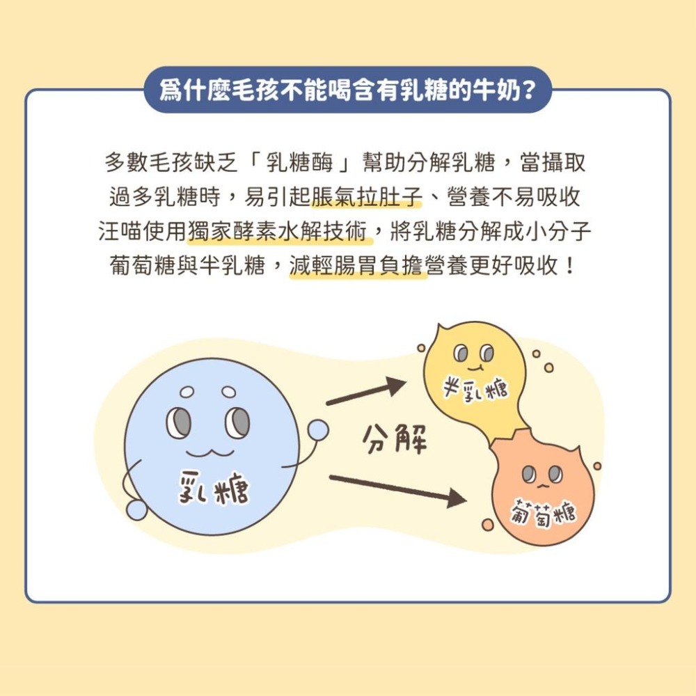 [快速出貨]汪喵星球 寵物牛奶 零乳糖牛乳 犬貓零食 狗零食 貓零食 汪喵牛奶 營養補鈣 250ml 單罐-細節圖5