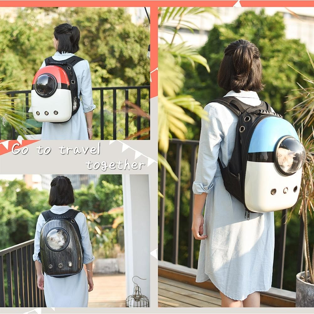 [台灣現貨 快速出貨]寵物背包 寵物太空包 寵物外出包 貓咪外出包 狗狗外出包 外出提籠 寵物外出用品-細節圖9