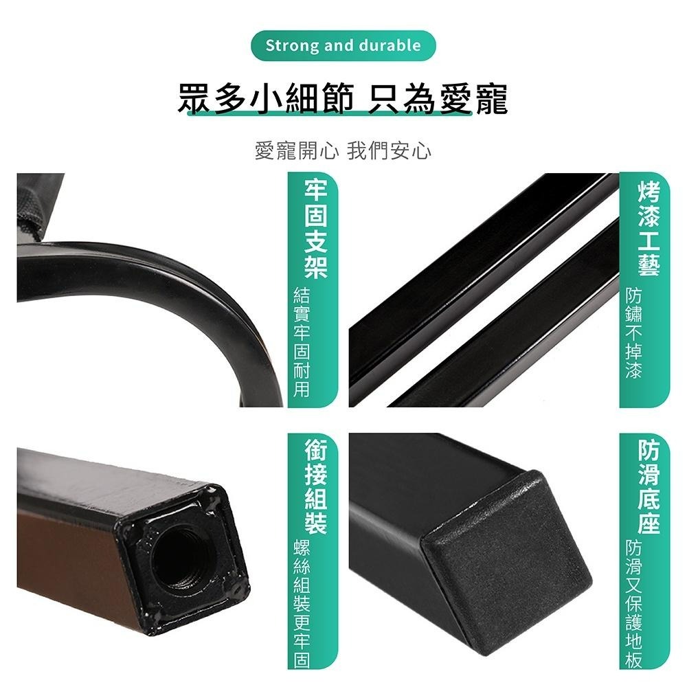 [台灣現貨 快速出貨]寵物床 寵物行軍床 寵物高架床 透氣床 行軍床 高架床 飛行床 寵物窩 寵物散熱 狗床 貓床-細節圖6