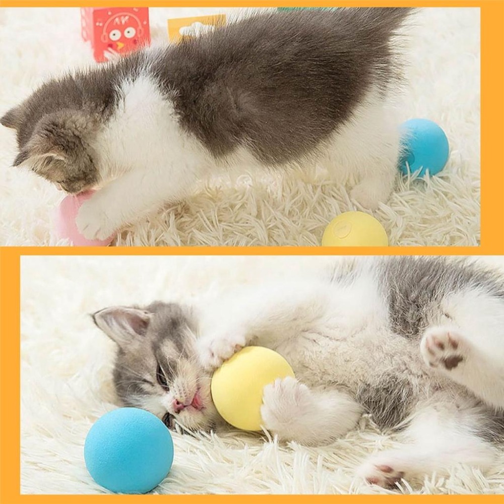 [台灣現貨 快速出貨]引力叫叫球 叫叫球 發聲球 貓咪玩具 貓玩具 逗貓玩具 貓玩具球 寵物貓貓玩具 寵物玩具-細節圖9