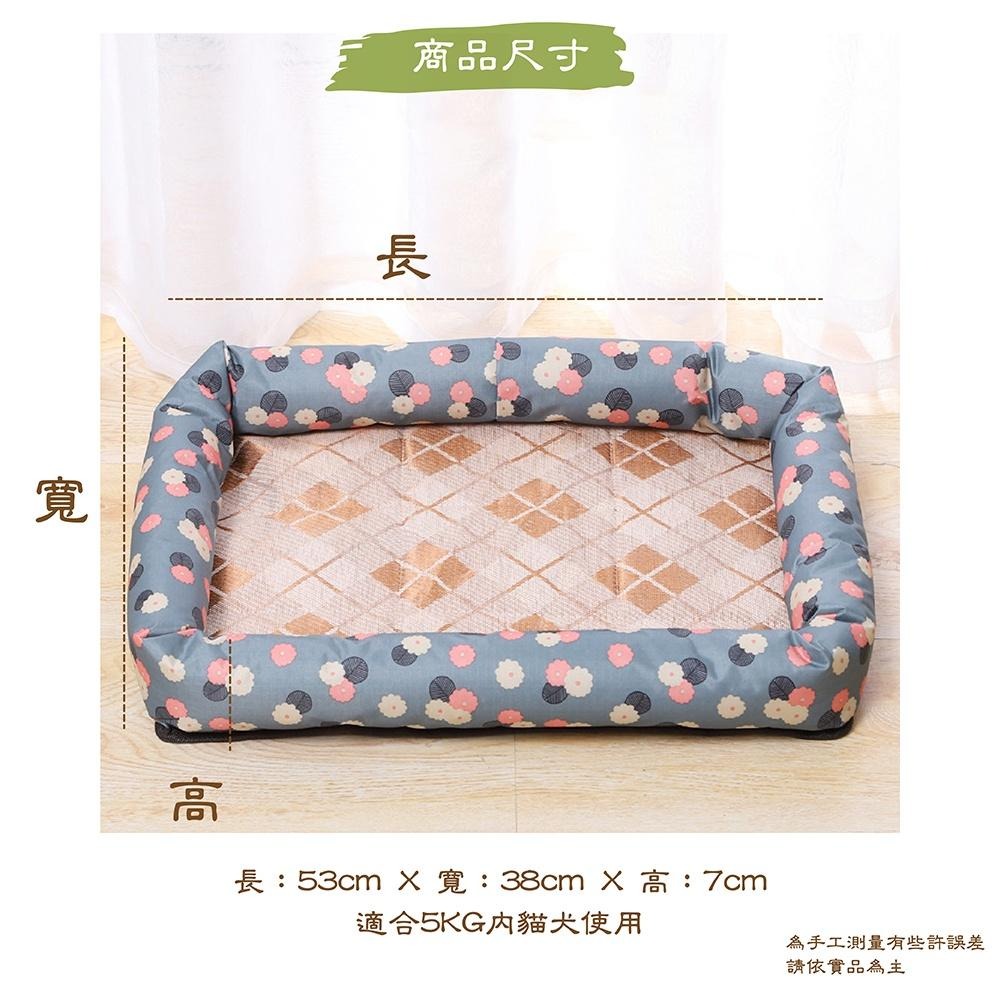 [台灣現貨 快速出貨]寵物涼感窩 寵物窩 冰絲涼感窩 貓窩 寵物墊 貓窩狗窩 竉物床 冰絲涼席窩 夏天寵物涼床-細節圖8