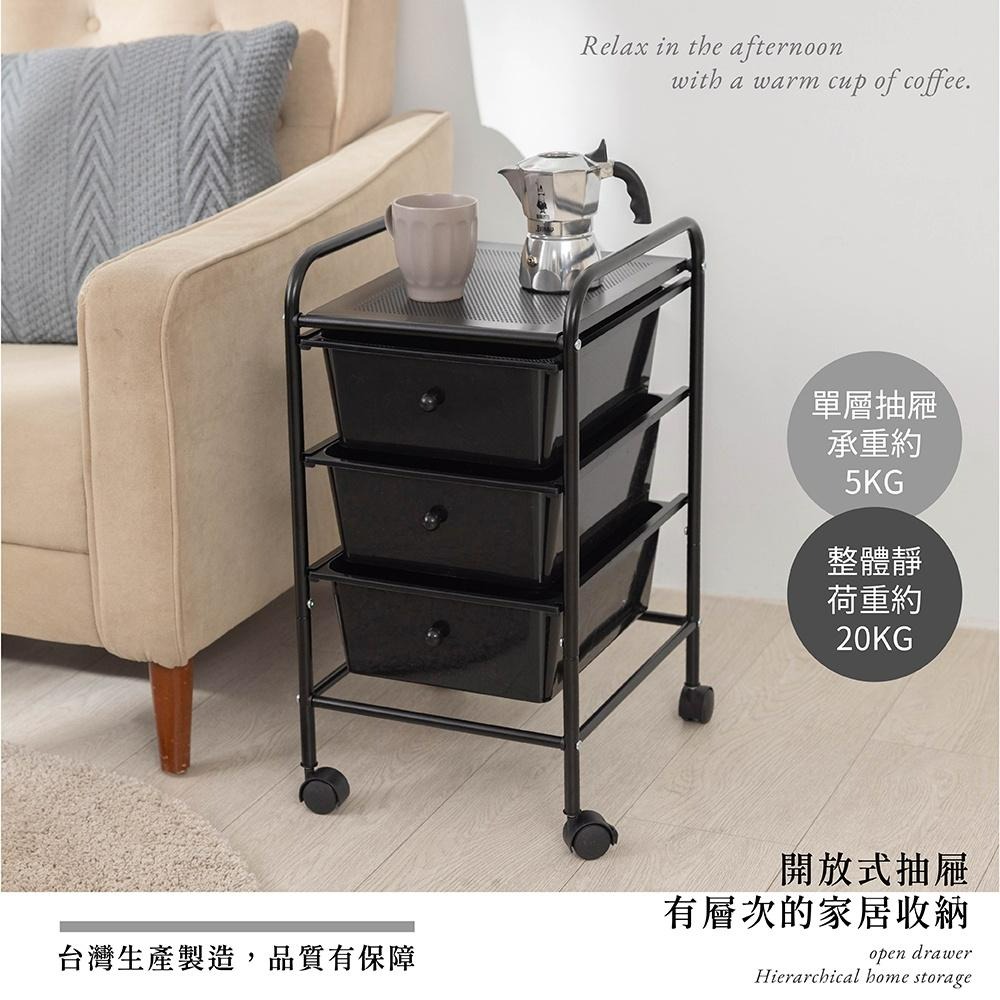 [台灣製造 快速出貨]置物車 抽屜車 可移動置物車 桌下櫃 收納車 收納推車 桌下收納 辦公推車 抽屜推車 工具車-細節圖2
